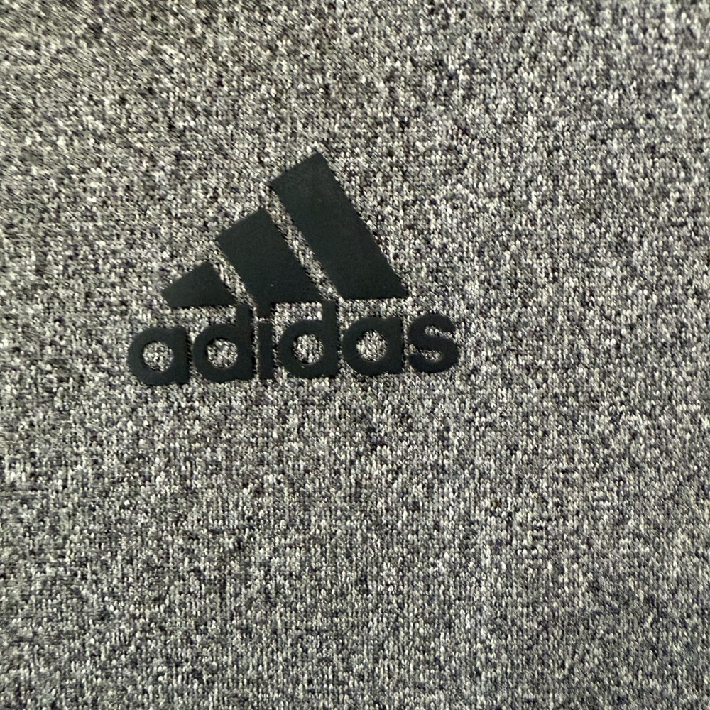 Adidas Womens XS Gray Mint Green 3 Stripe Full Zip Track Jacket - Picture 9 of 11